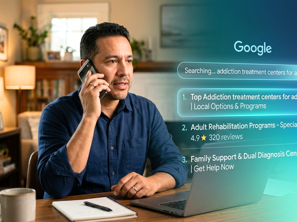 The Real Journey of a Treatment Center Lead (From Google Search to Admission)